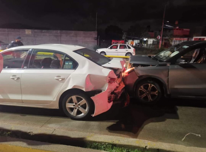 Funcionario en estado etílico provoca accidente en Atlixco 