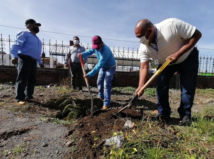 SOAPAMA vincula la primera reforestación comunitaria en 7 localidades de Atlixco