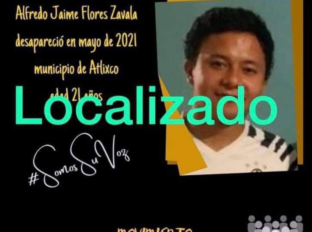 Alfredo Jaime Flores Zavala no estaba desaparecido, no quería volver a casa 