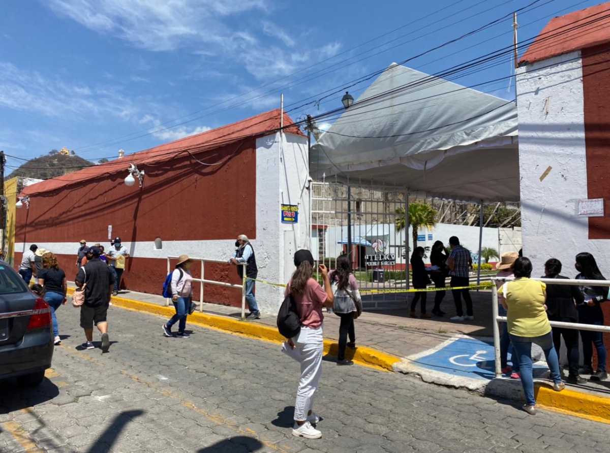 Baja participación en este primer día de vacunación en Atlixco 