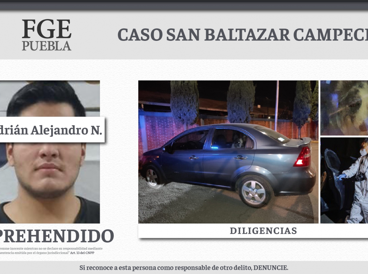 Detienen a responsable del doble homicidio en San Baltazar Campeche, era su familiar 