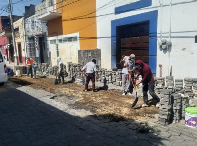 Implementan programa de bacheo permanente en Atlixco 