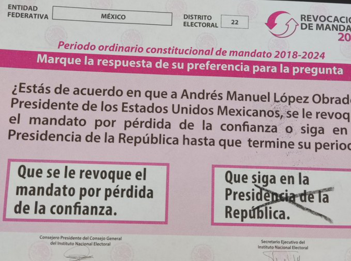 La participación ciudadana se encuentra entre el 17.0 y el 18.2%: Consulta Popular