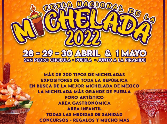 Feria de la michelada en Cholula. 