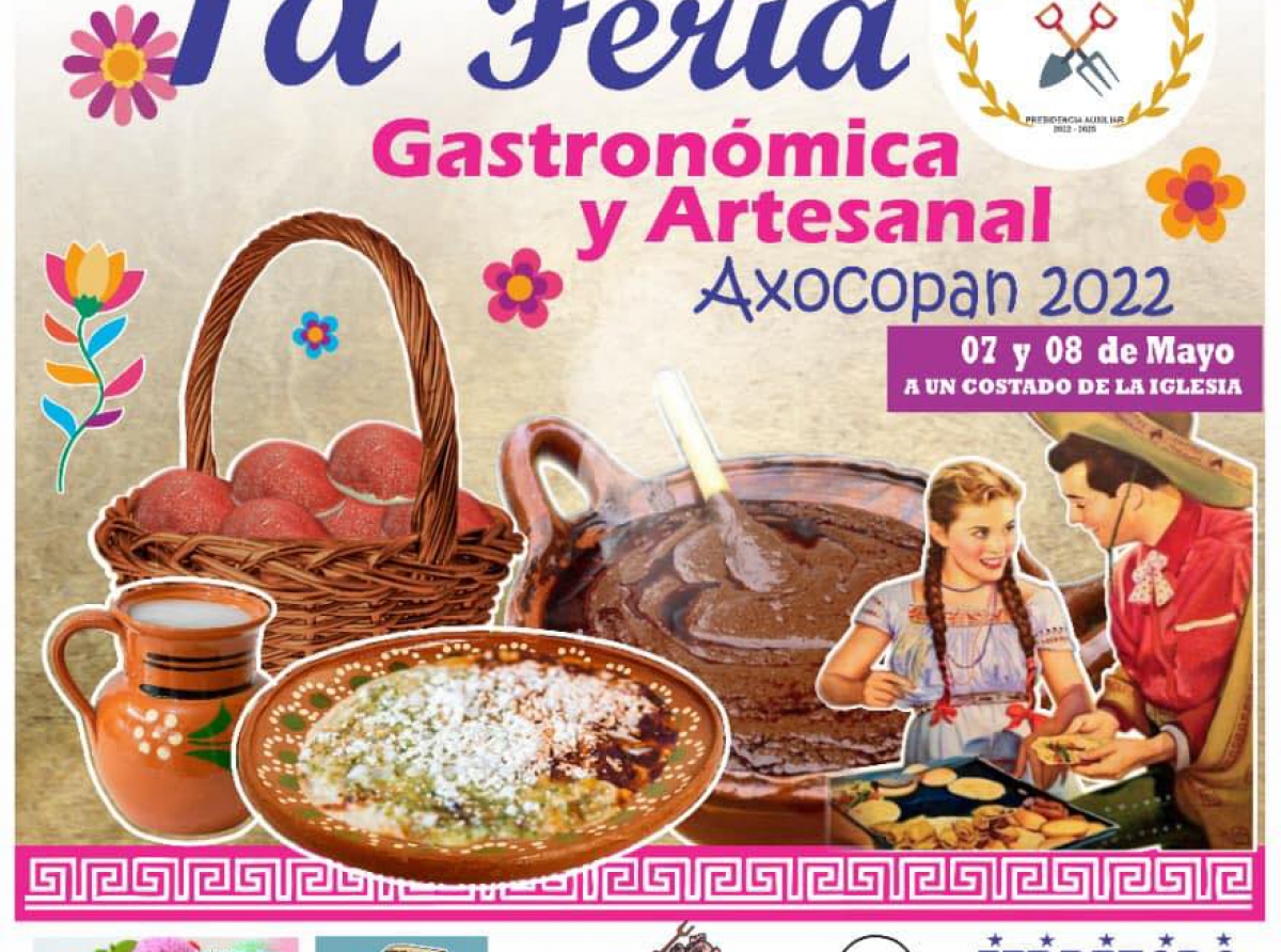 Anuncian en Axocopan Feria Gastronómica 
