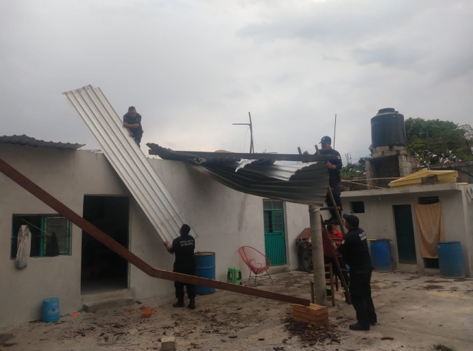 Fuerte viento genera alerta en Huaquechula