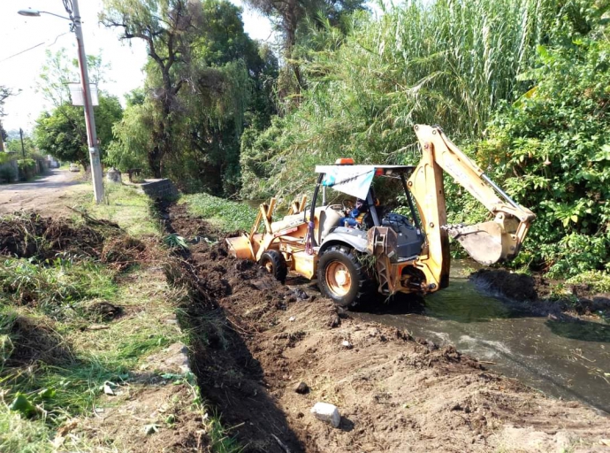 Sanean barrancas previo a las lluvias en Atlixco 