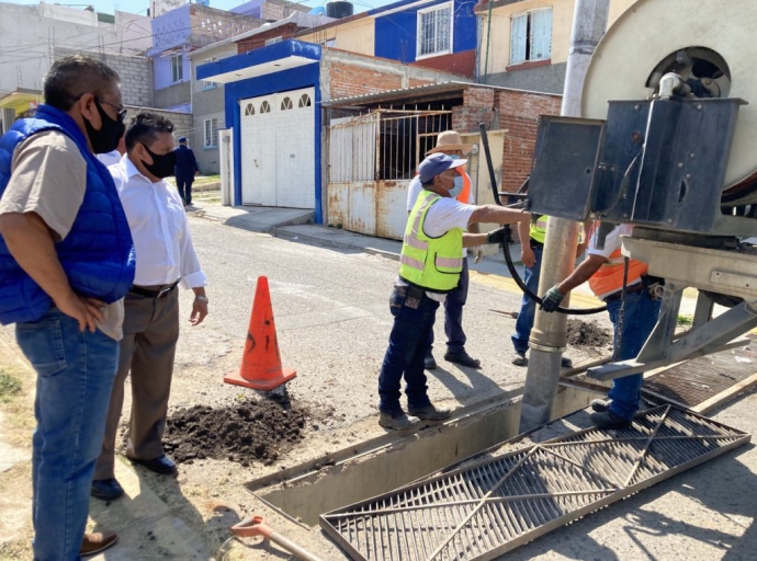 Robo de rejillas, una constante en diferentes puntos de la ciudad de Atlixco. 