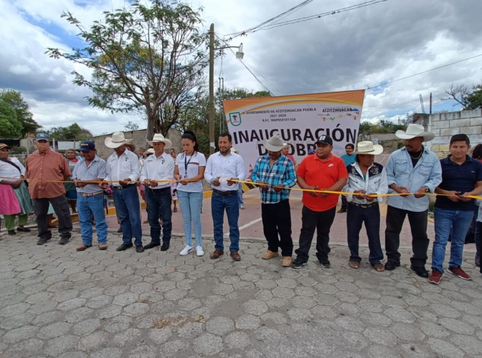 Inaugura Reyes Aldama obra en Tejupa 