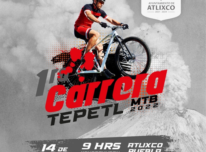 Participa en la Primera Carrera de Ciclismo de Montaña "Tepetl MTB 2022" en Atlixco