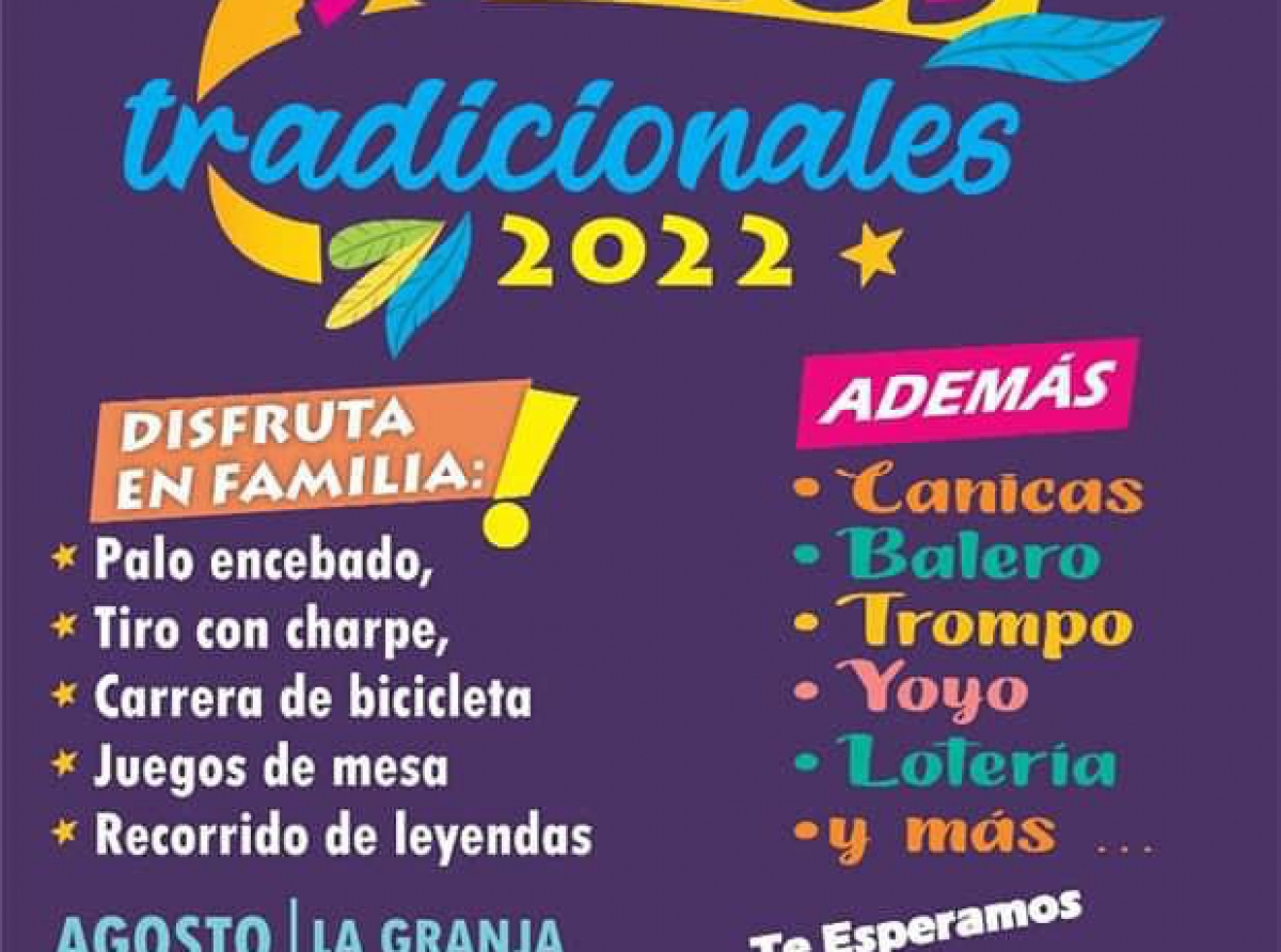 Invitación al divertido evento de juegos tradicionales en Atlixco