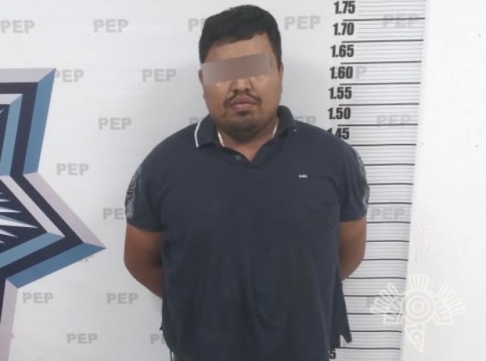 Capturan a presunto líder criminal que opera en municipios de la Mixteca poblana.