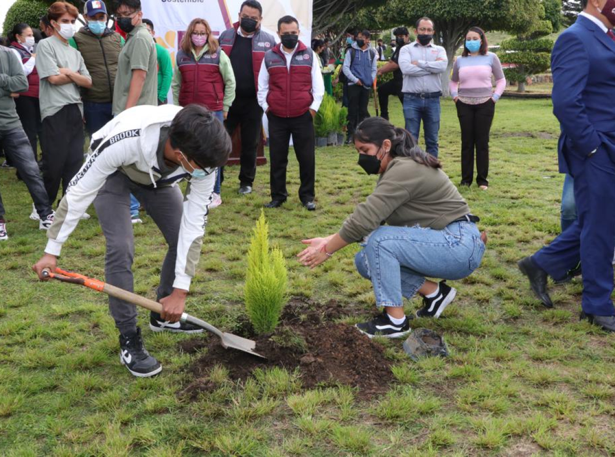 Contribuye Instituto Tecnológico de Atlixco a la reforestación