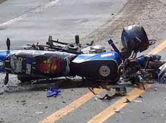 Muere masculino al derrapar en su motocicleta en Tehuitzingo 