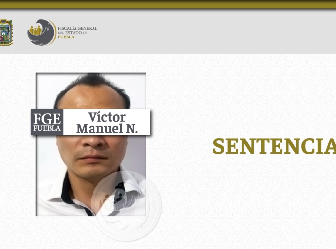 Víctor permanecerá 42 años en prisión por el delito de feminicidio 