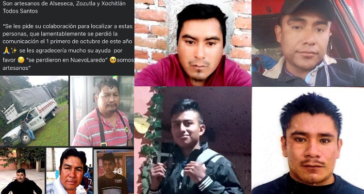 Gobierno de Puebla se suma a la búsqueda de 11 artesanos desaparecidos en Nuevo Laredo