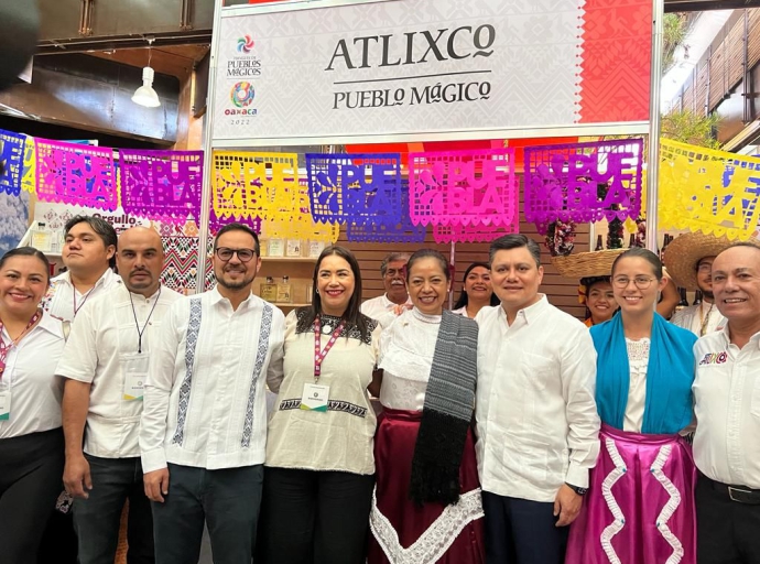 Atlixco participa en el Tianguis de Pueblos mágicos en Oaxaca 