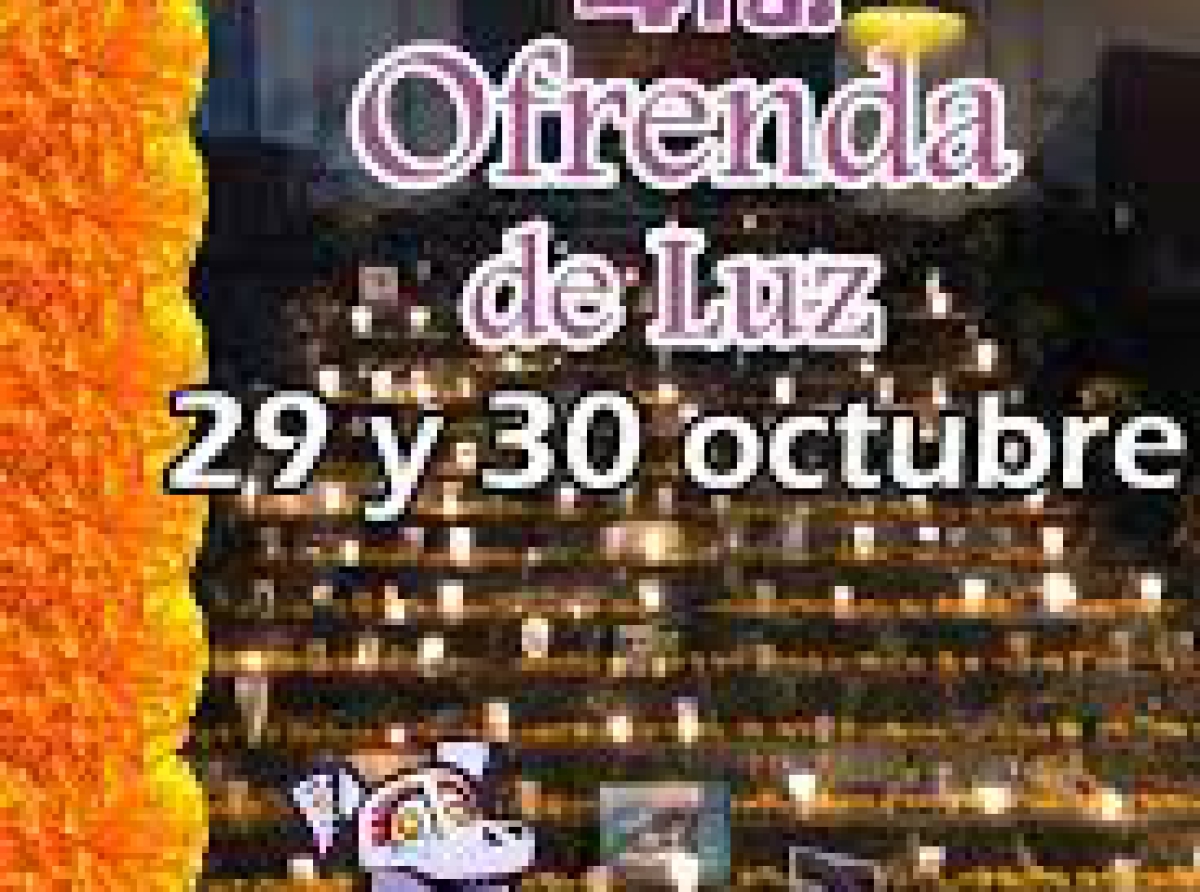 Cuarta Ofrenda de luz en Atlixco 