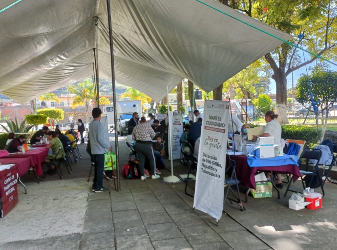 Secretaria de Salud en Martes ciudadano en Metepec 