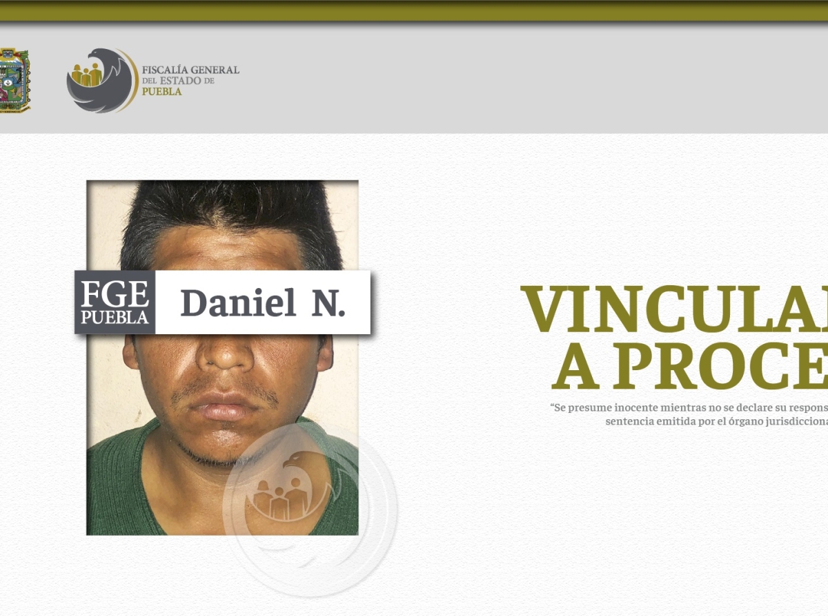 Presunto feminicida de Cuautempan, vinculado a proceso