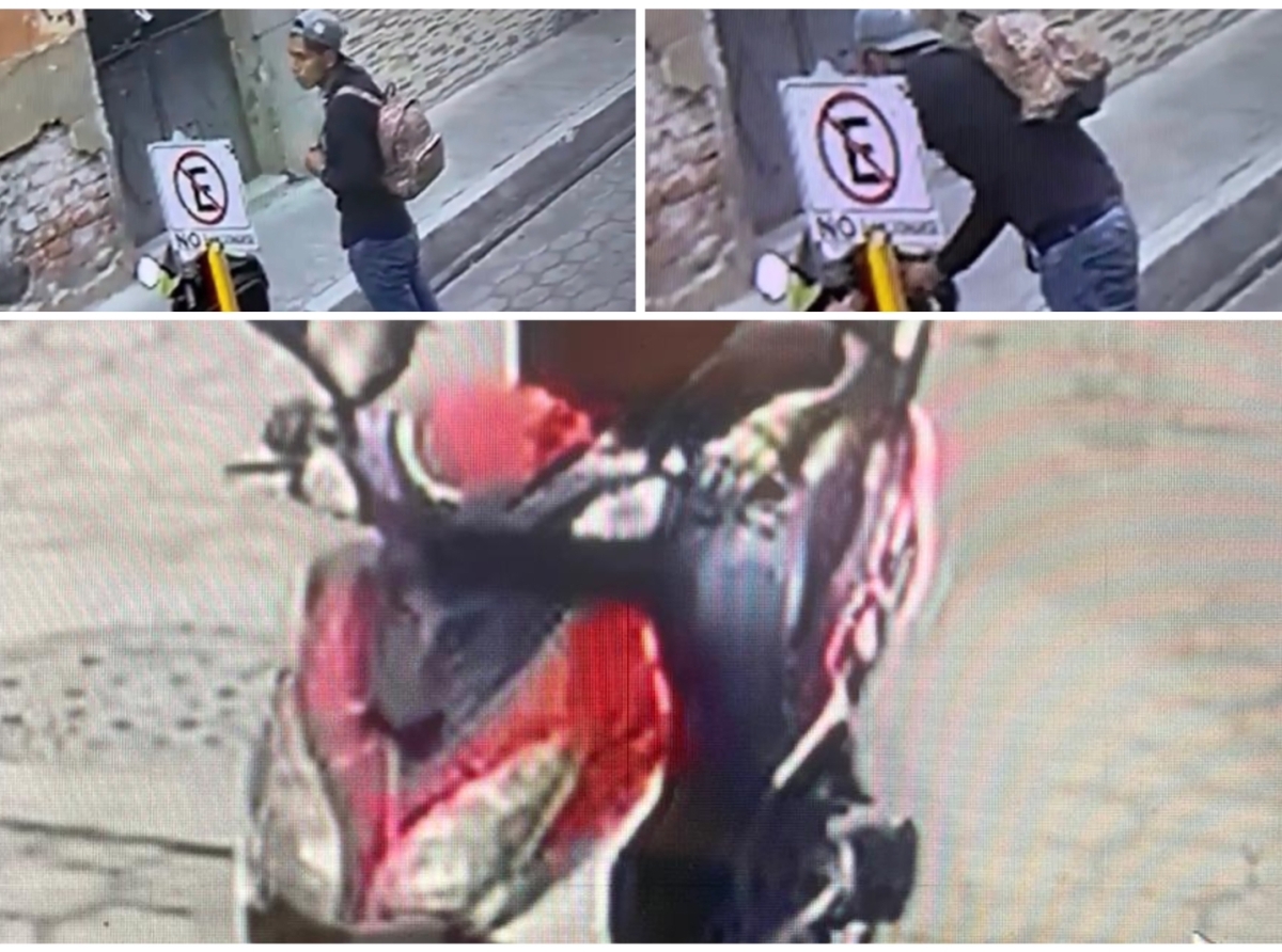 ¡Cuidado! de esta forma roban motocicletas en Atlixco