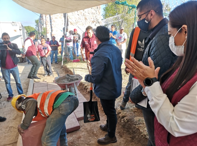 Inician los trabajos de la iluminación de los inmuebles históricos en Atlixco 