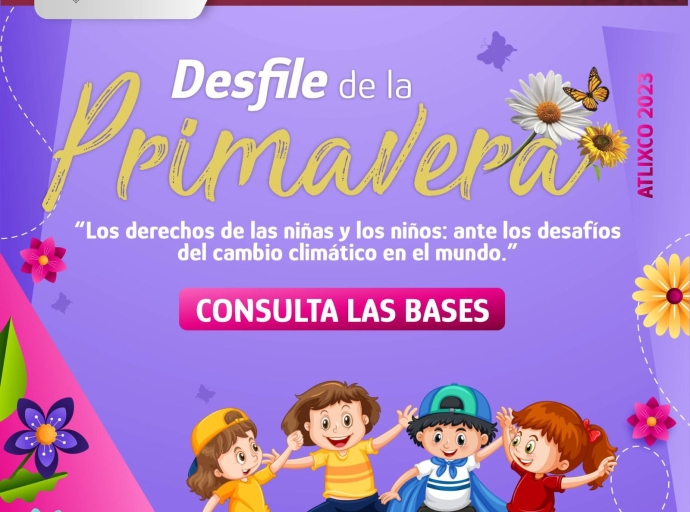 Participa en el desfile de primavera 2023 en Atlixco 