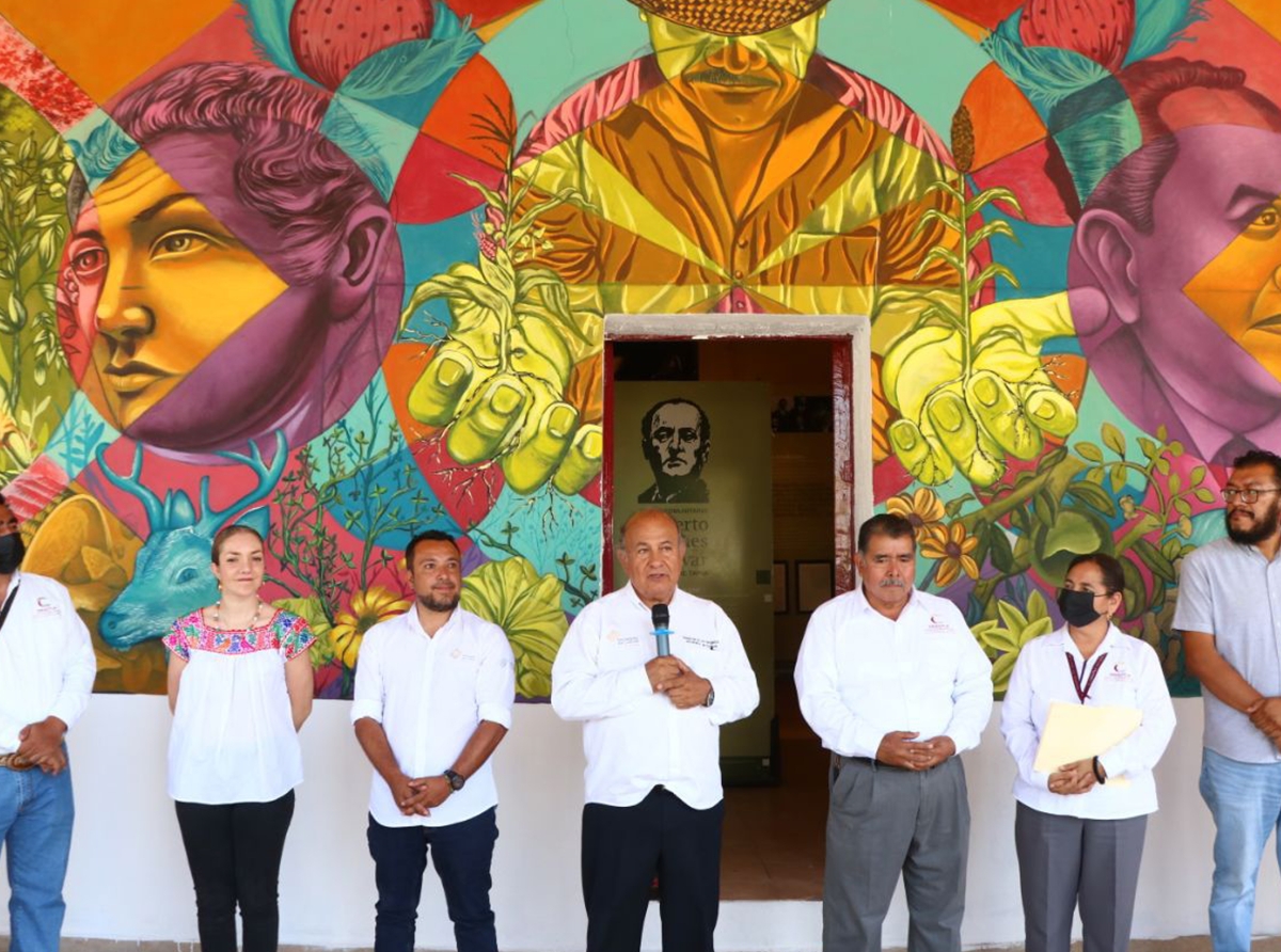 Secretaría de Cultura inaugura mural en Chiautla de Tapia
