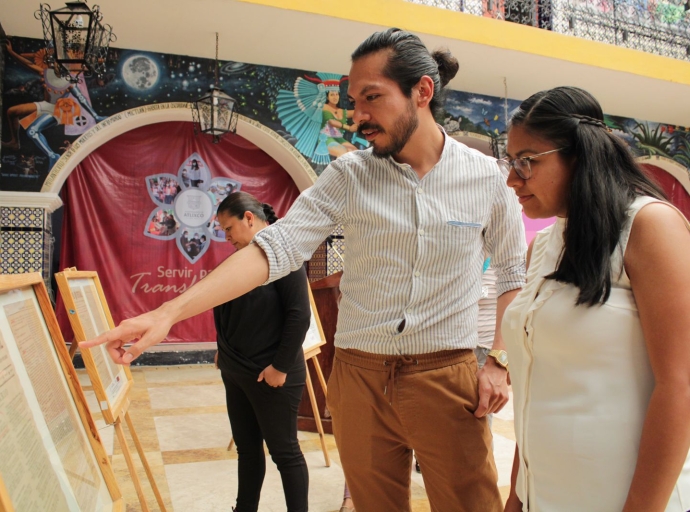 Visita la exposición Documental “Sufragio Femenino en México" en el Palacio Municipal de Atlixco