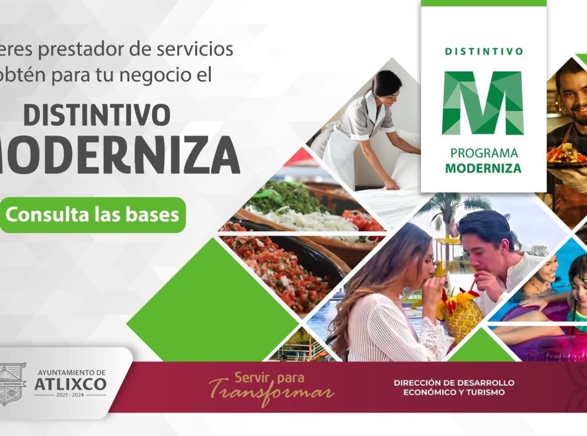 Prestadores de servicios podrían ahorrarse hasta 10 mil pesos para obtener distintivo moderniza