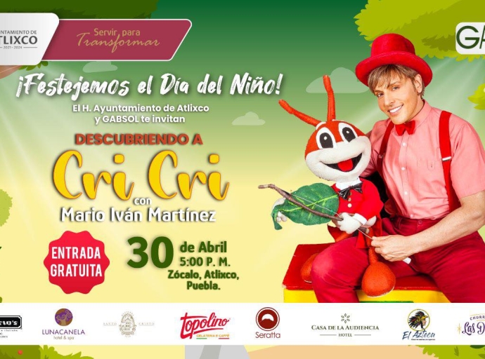 Festeja a las niñas y niños este fin de semana en Atlixco