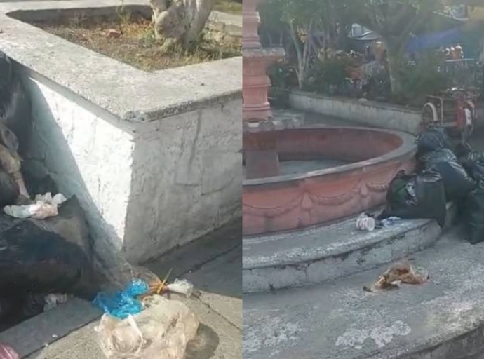 Basura excesiva en panteón de Atencingo