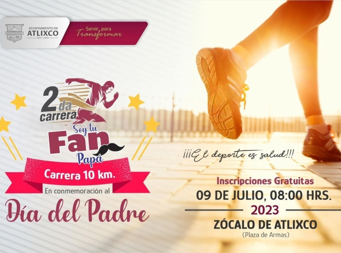 Participa en la segunda edición de la carrera “Soy tu fan papá”