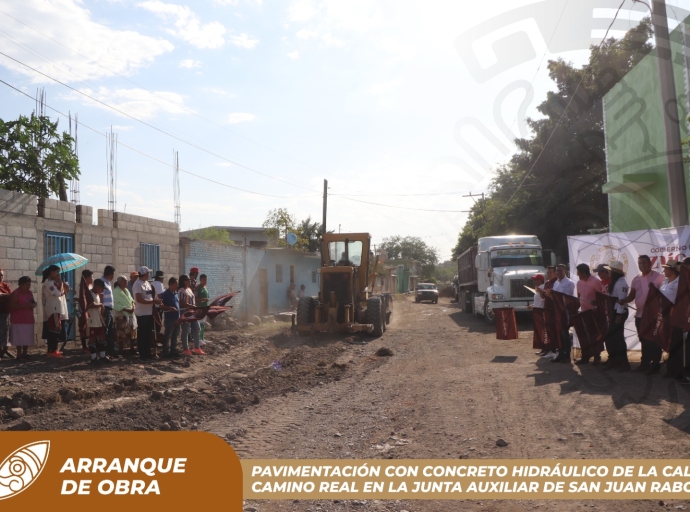 Fortalece Irene Olea las vías de comunicación de San Juan Raboso