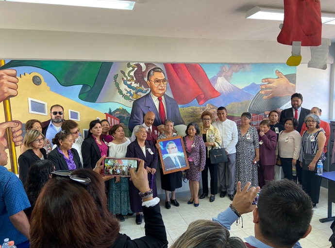 Inauguran biblioteca escolar en la primaria Centro Obrero en Atlixco