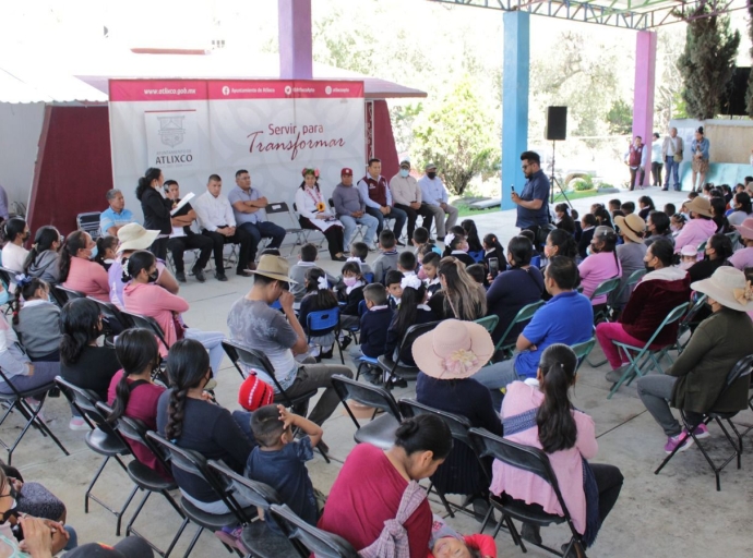 Jornadas de Bienestar del gobierno de Atlixco contribuyen para reducir las brechas de desigualdad