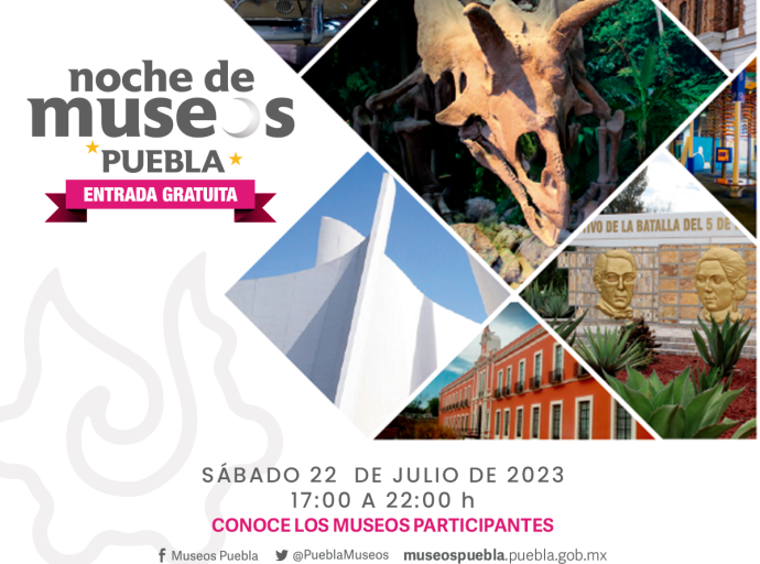 Invita gobierno de Sergio Salomón a séptima “Noche de Museos” 2023