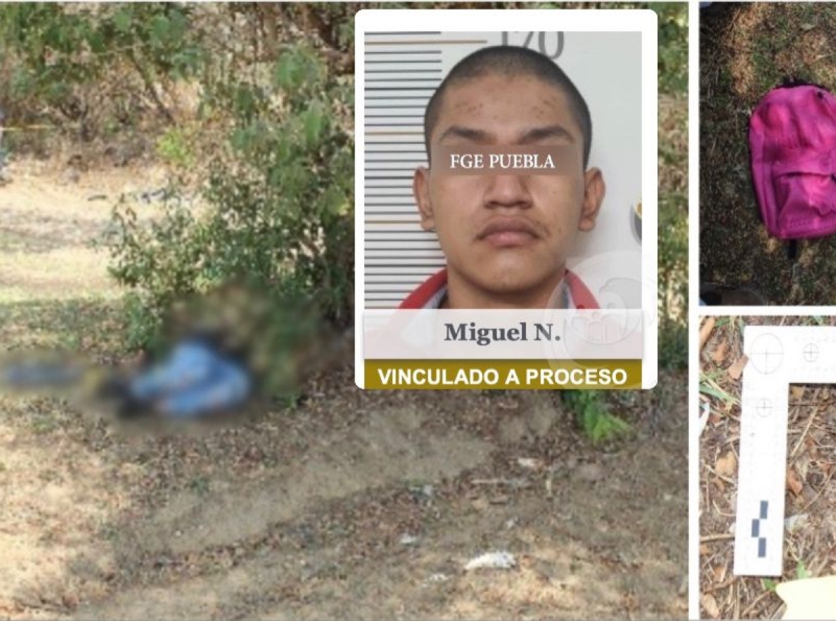 Detienen a Miguel N. responsable del feminicidio de una menor de edad en Tianguismanalco