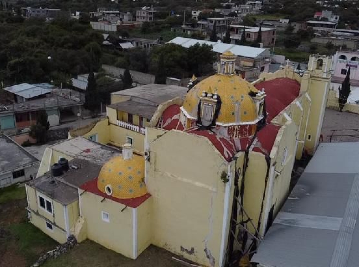 Dará inicio la restauración de la Parroquia de San Pedro Benito Juárez en Atlixco 