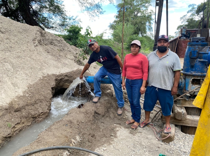 Supervisa Irene Olea avance de obra pública en 7 comunidades de Izúcar de Matamoros