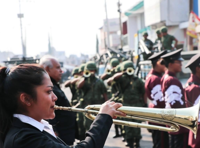 "Guerra de bandas"; bandas de guerra concursarán en Atlixco 