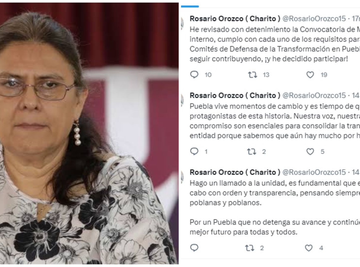 Rosario Orozco, viuda de Miguel Barbosa, quiere ser candidata a la gubernatura de Puebla