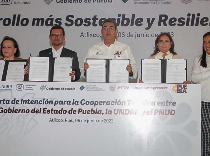 Atlixco participará en el Foro de Resiliencia Global en Dubái organizado por la ONU