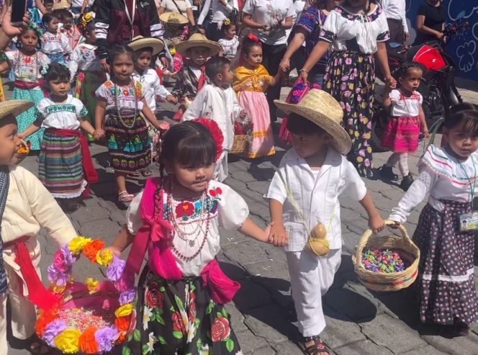 En Atlixco realizan el Atlixcáyotl en preescolares 