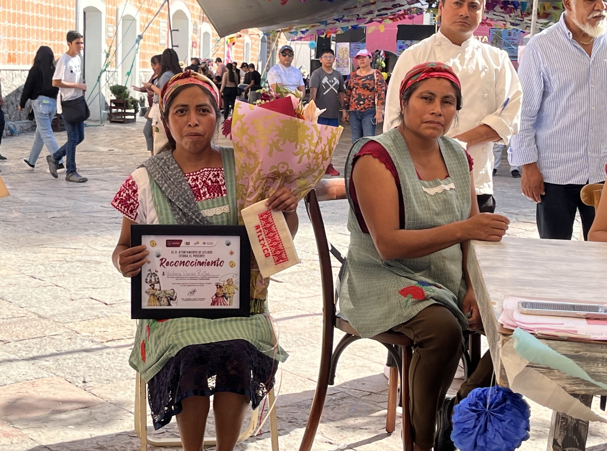 Con una sopa de alaches y frijoles quebrados, Victoria de San Pedro Juárez fue la ganadora del concurso de cocina tradicional
