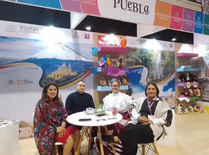 Con gran éxito Atlixco participó en el Tianguis Turístico Internacional de Pueblos Mágicos 