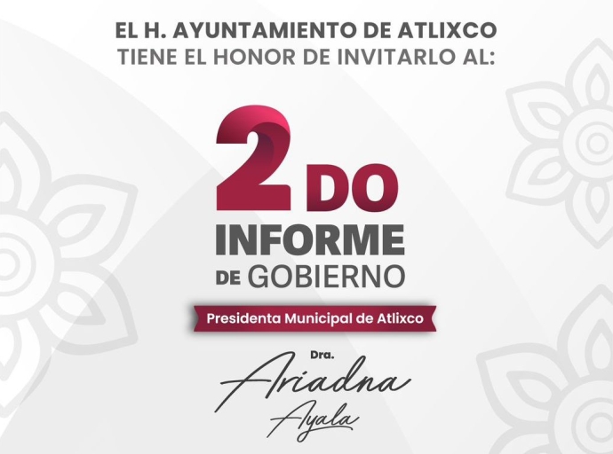 Acompañada del gobernador del estado, Ariadna Ayala rendirá su 2do Informe de Gobierno