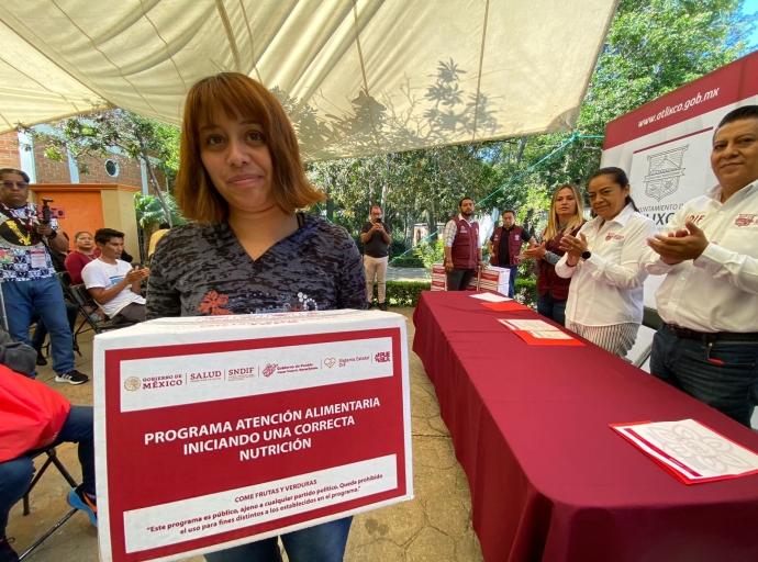 DIF Atlixco entrega más de mil apoyos alimentarios