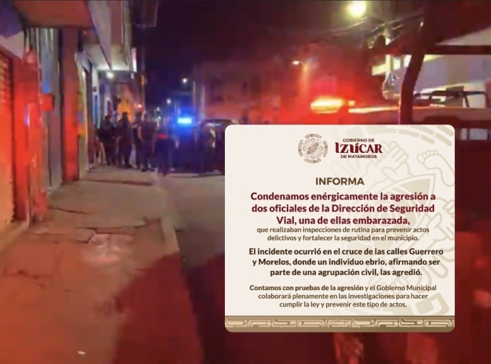 En enfrentamiento, dos oficiales viales resultaron lesionados en Izúcar de Matamoros