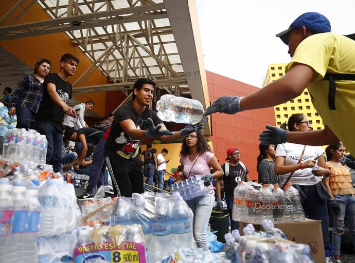 En Atlixco habilitan cinco centros de acopio, es momento de ayudar